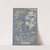 Collage of cut out prints pasted on blue paper Pl 14 by Anonymous
