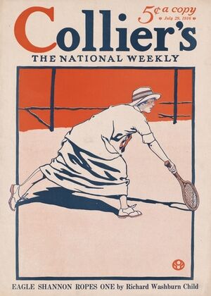 Collier’s, the national weekly, Eagle Shannon ropes one by Richard Washburn Child