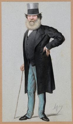 Colonel Thomas Edward Taylor, M.P. (1811-1883) (ill. for ‘Vanity Fair’, July 1874)