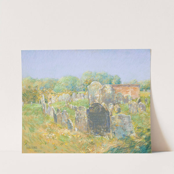 Colonial Graveyard at Lexington (ca. 1891) by Childe Hassam