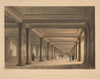 Colonnade under Trinity Library.. (1815)