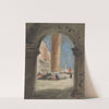 Column of St. Mark&#039;s, Venice by Hercules Brabazon Brabazon
