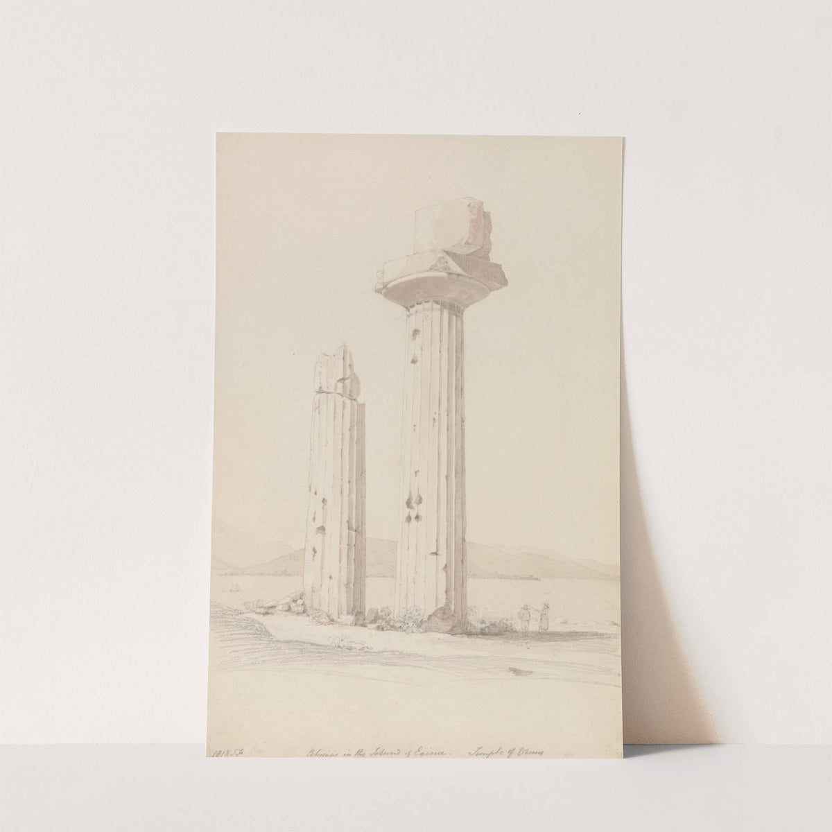 Columns in the Island of Aegina, Temple of Venus by John Foster