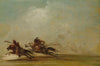 Comanche Warrior Lancing An Osage, At Full Speed