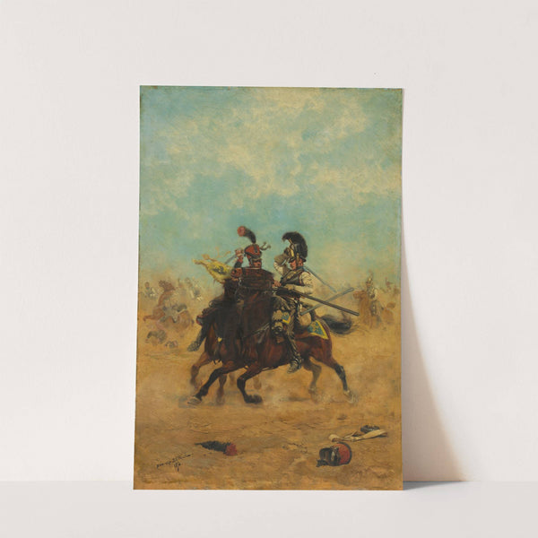 Combat for the Colors by Jean-Baptiste Édouard Detaille