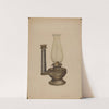 Combination Lamp-Candle Holder by Sydney Roberts