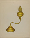 Combination Peg Lamp-Candleholder