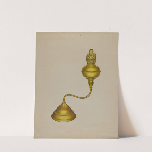 Combination Peg Lamp-Candleholder by John Cutting