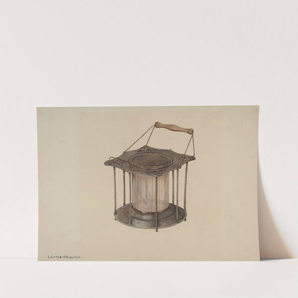 Combined Stove and Lantern by Lester Kausch