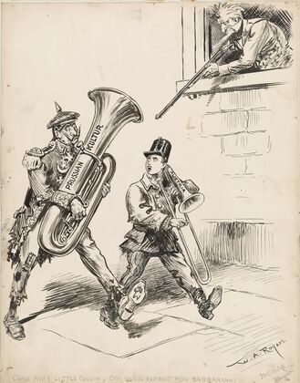 Come away little cousin, our music is not for barbarians (1917)