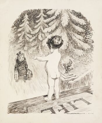 Come in old chap, you’re just in time for my birthday (1913)