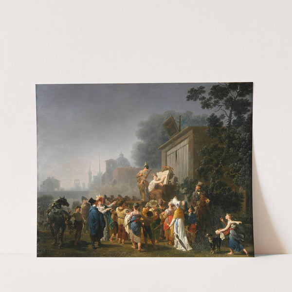Comédiens ambulants by Nicolas-Antoine Taunay