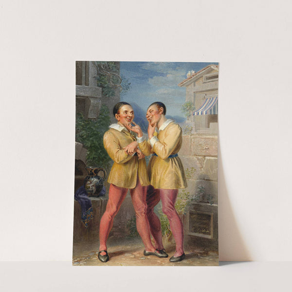 Comedy of errors; two Dromios (1829) by Henry Richter