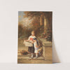 Coming home from the garden by François-Louis Lanfant De Metz