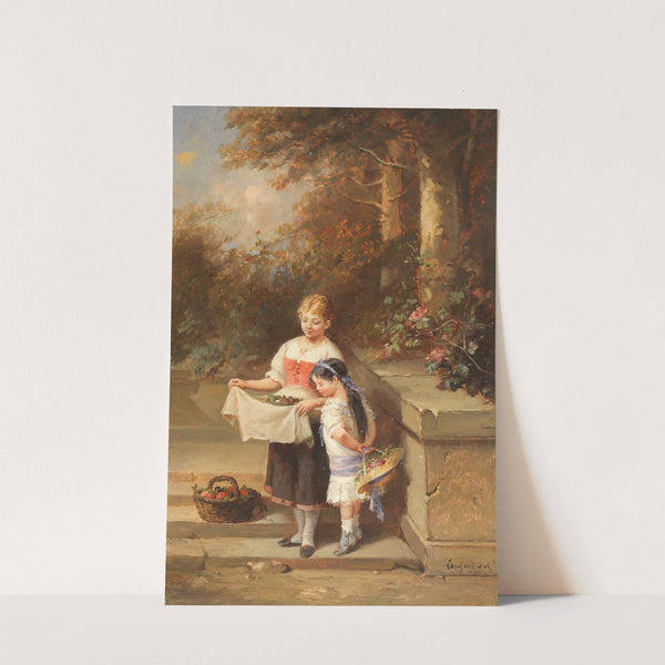 Coming home from the garden by François-Louis Lanfant De Metz