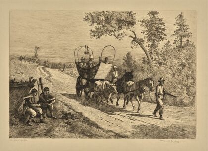 Coming into the lines. (1876)