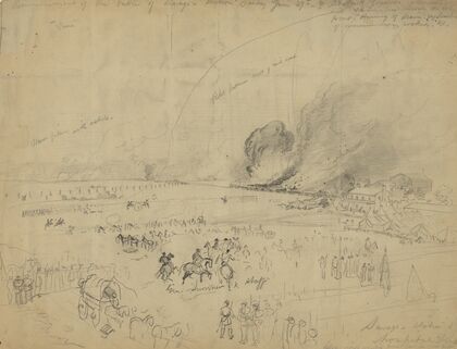 Commencement of the battle of Savage’s station, Sunday June 29