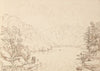 Commencement of the Rapids Taken from the Bridge, September 1841