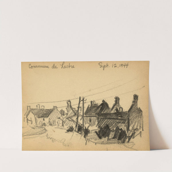 Commune de Lestre. by Victor Alfred Lundy