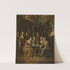 Company at the table by Jan Baptist Lambrechts