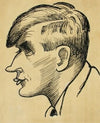 Composer Uuno Klami, caricature