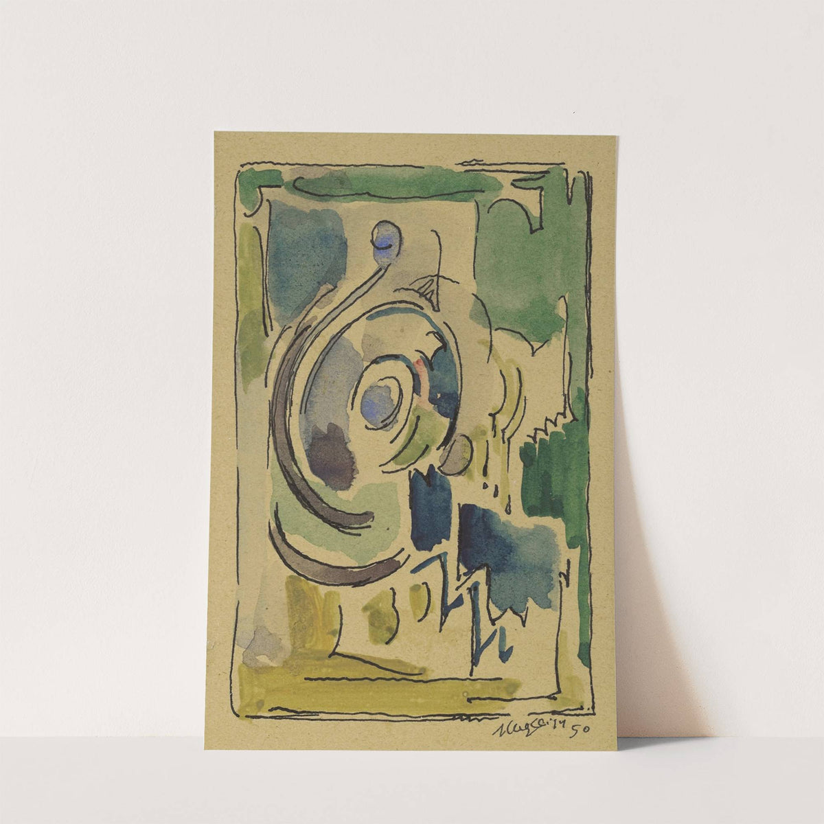 Composition (circa 1950) by Albert Gleizes