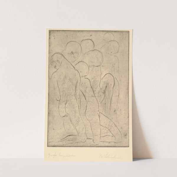 Composition (Große Komposition) (1913) by Wilhelm Lehmbruck