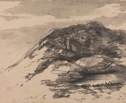 Composition inspired by Richard Wilson’s Paintings of Cader Idris