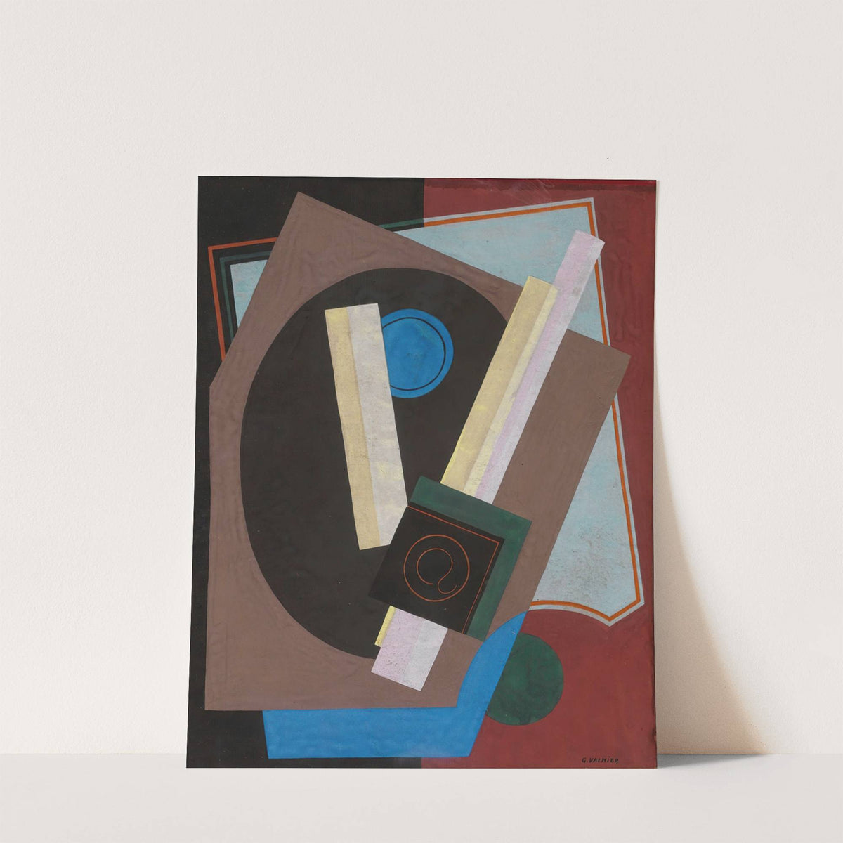 Composition, Motif Decoratif (circa 1925-1930) by Georges Valmier