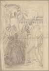 Composition sketch to the painting ‘Martyrdom of St Matthias’ (1866-1867)