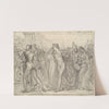 Composition Study for &#039;Castor and Pollux Freeing Helen&#039; by Joseph-Ferdinand Lancrenon