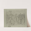 Composition Study for &#039;Castor and Pollux Freeing Helen&#039; by Joseph-Ferdinand Lancrenon