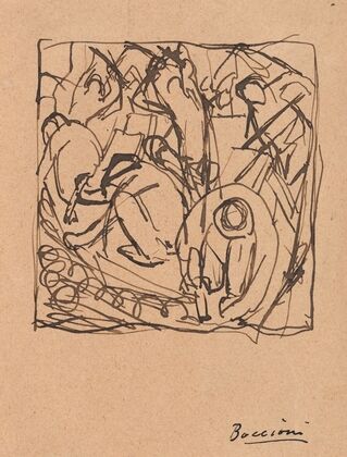 Composition Study for ‘The Street Pavers’