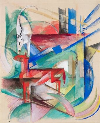 Composition with Animals II (1913)