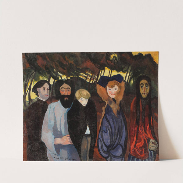 Composition with five figures by Stanisław Ignacy Witkiewicz