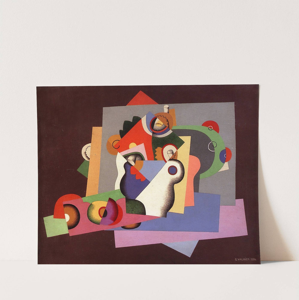 Composition with flowers (1924) by Georges Valmier