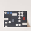 Composition with Rectangles and Circles on Black Ground by Sophie Taeuber-Arp