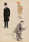 Comte Louis de Clermond Tonnerre, le jockey French et Meunier, ex-jockey