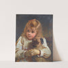 Concern, Girl With A Pug by Charles Burton Barber