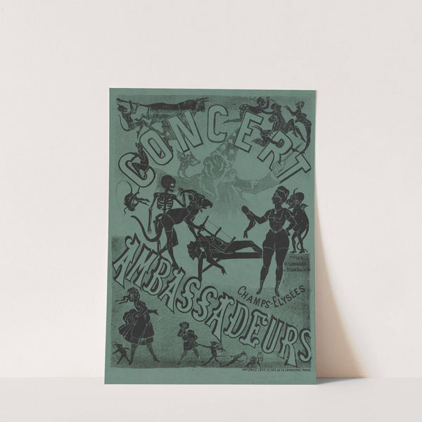 Concert Ambassadeurs, trucs et lumières de Billon-Daguerre. (1875) by Imp. Emile Lévy