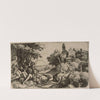 Concert by a brook (1516 - 1517) by Giulio Campagnola
