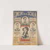 Concert de la Scala. Mme Graindor, Mme Patry,Bourgés. Chaillier, le petit bossu parisien (1880) by Imp. Charles Lévy