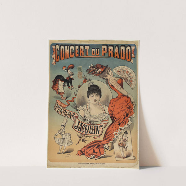 Concert Du Prado Peroline Jacquin (1882-1888) by Imp. Charles Lévy