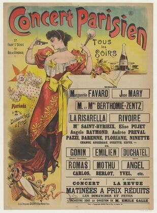 Concert Parisien, 37 faubourg Saint-Denis, 10 rue de l’Échiquier (1890)