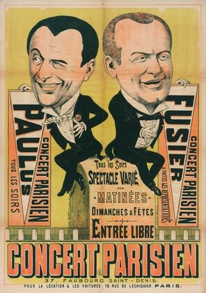 Concert Parisien Paulus Tous Les Soirs Concert Parisien Fusier A Toutes Les Representations Tous Les Soirs Specta (1882-1888)