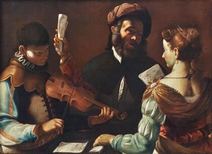 Concertino With A Violin Player