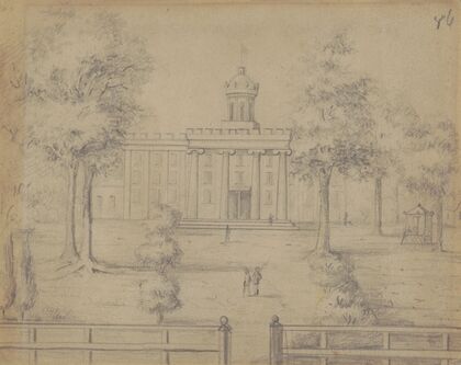 Confederate hospital, Corinth, Mississippi, 1862