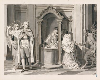 Confession or Penance from The Seven Sacraments