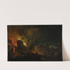 Conflagration at Night (1762-1769) by Johann Georg Trautmann