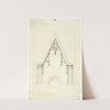Construction of a gothic tympanum by David Humbert de Superville